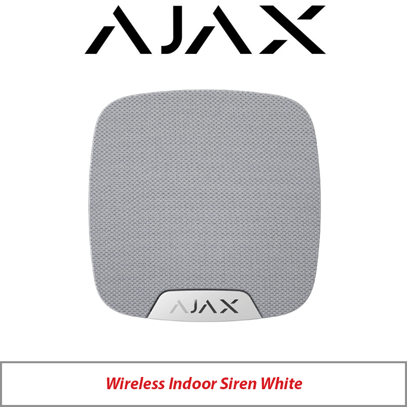 AJAX WIRELESS INDOOR SIREN WHITE AJAX-22895-WHITE