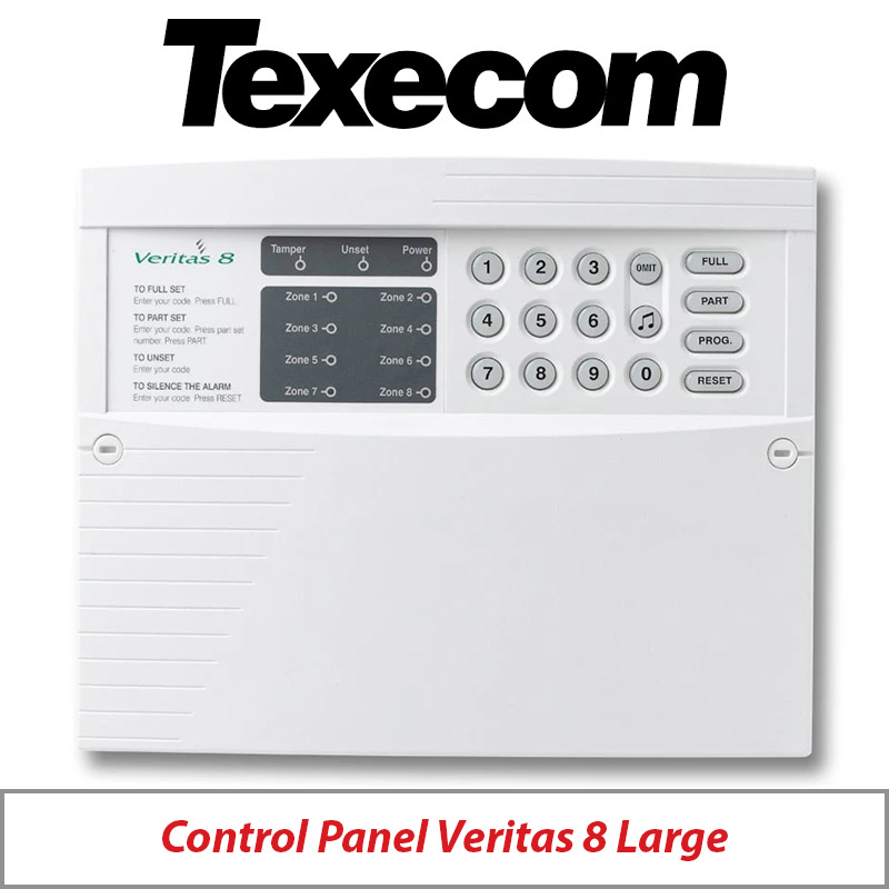 TEXECOM VERITAS 8 CONTROL PANEL LARGE CFA-0001