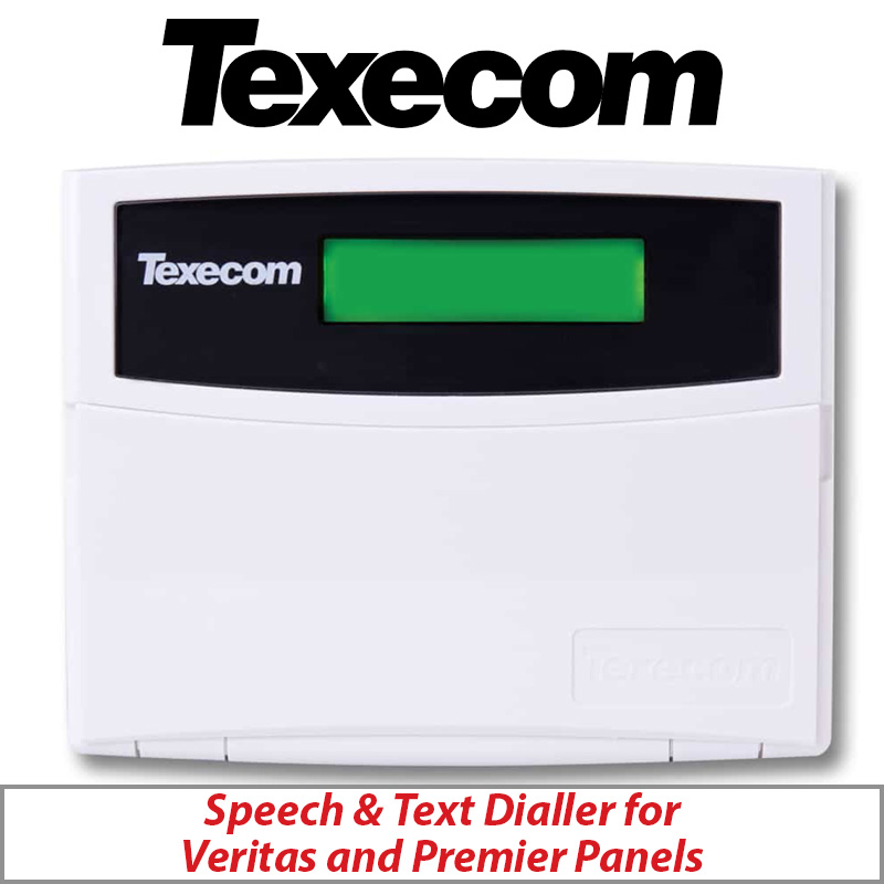 TEXECOM CGC-0001 SPEECH AND TEXT DIALLER LCD DISPLAY WITH ADDITIONAL SMS TEXT