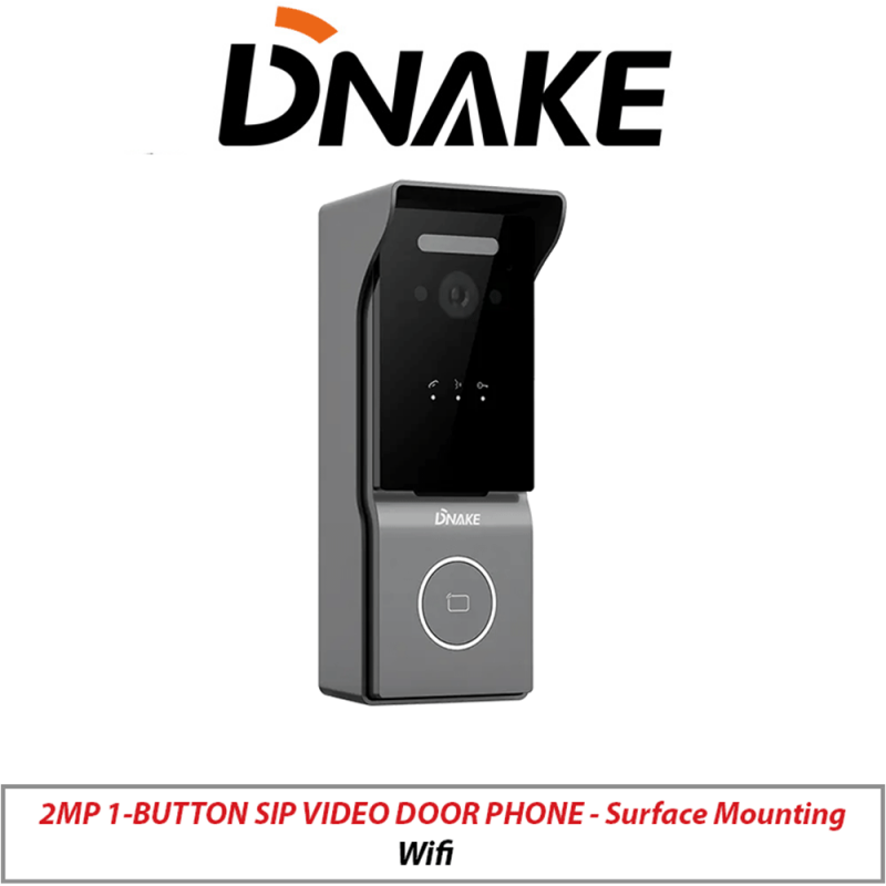 2MP DNAKE 1-BUTTON SIP VIDEO DOOR PHONE WIFI DNAKE-C112A