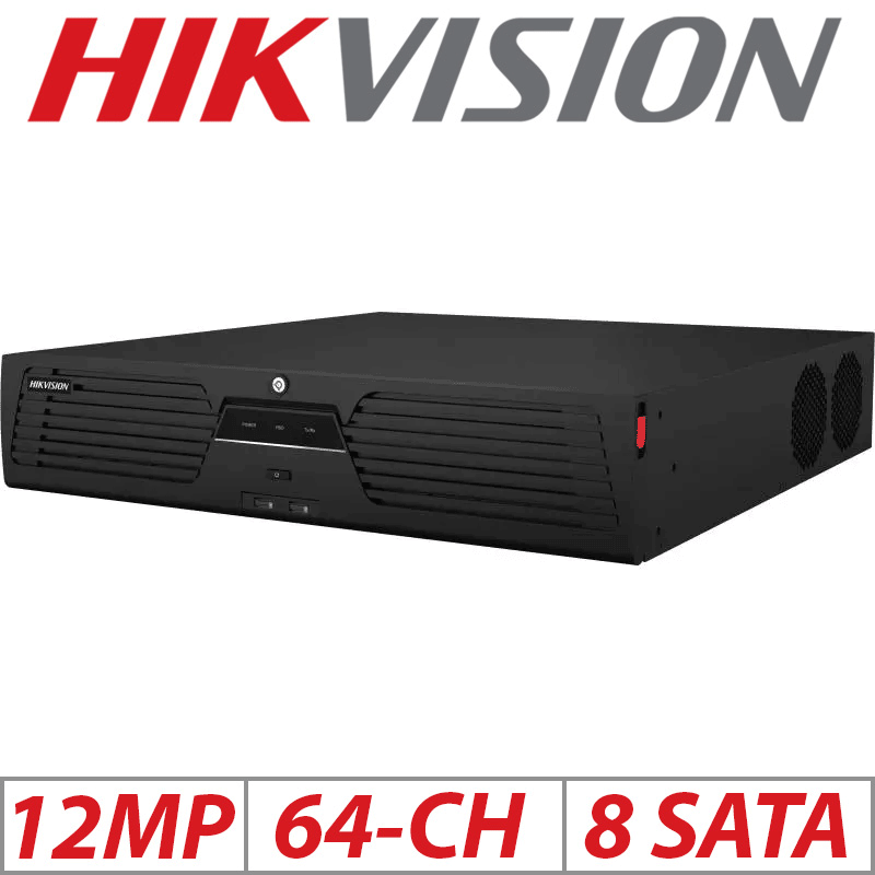 12MP 64CH HIKVISION NON POE NVR DS-9664NI-M8