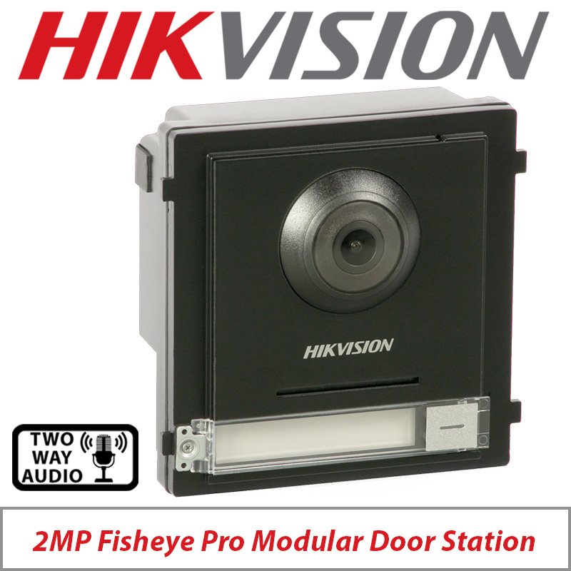 2MP HIKVISION FISHEYE CAMERA MODULAR IP POE VIDEO INTERCOM DOOR STATION DS-KD8003-IME1 (B)