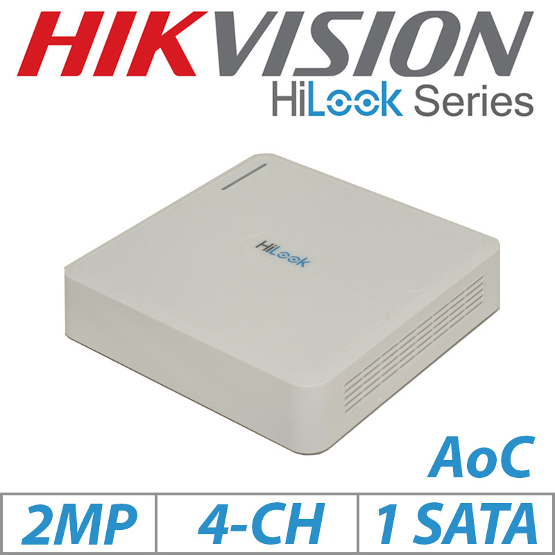 2MP 4CH HIKVISION HILOOK TURBO HD 4-IN-1 AOC DVR DVR-104G-K1