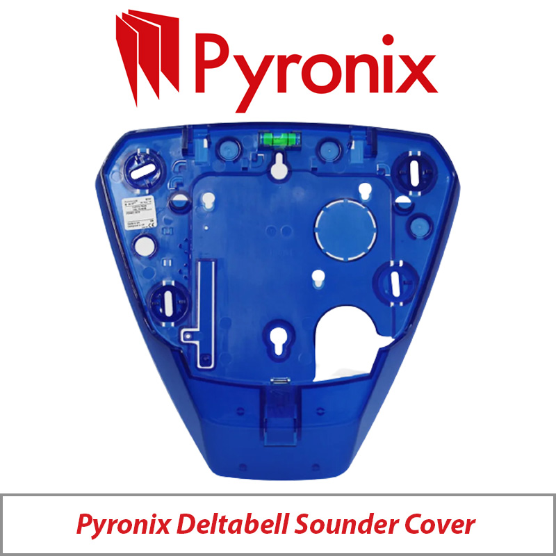 PYRONIX EXTERNAL SOUNDER DELTABELL DUMMY BACK PLATE BLUE FPDELTA-BDB