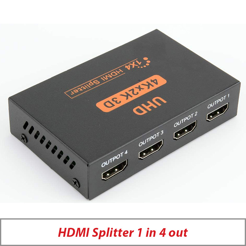 HDMI SPLITTER 1 IN 4 OUT 4K 2K 3D