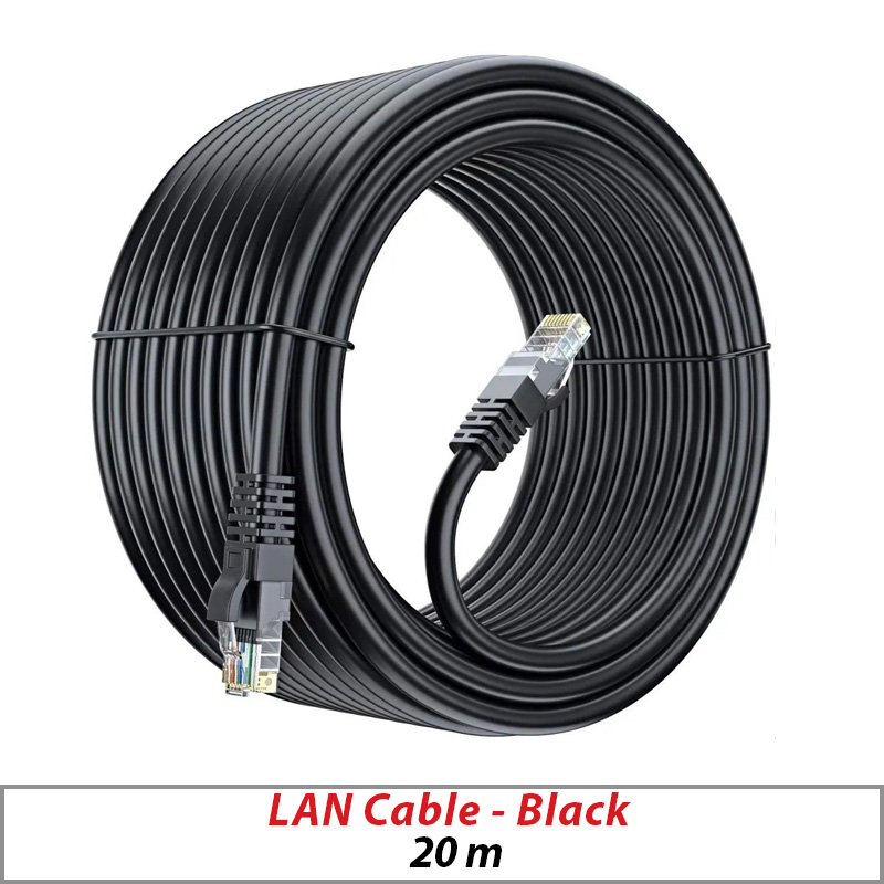 LAN CABLE 20M BLACK