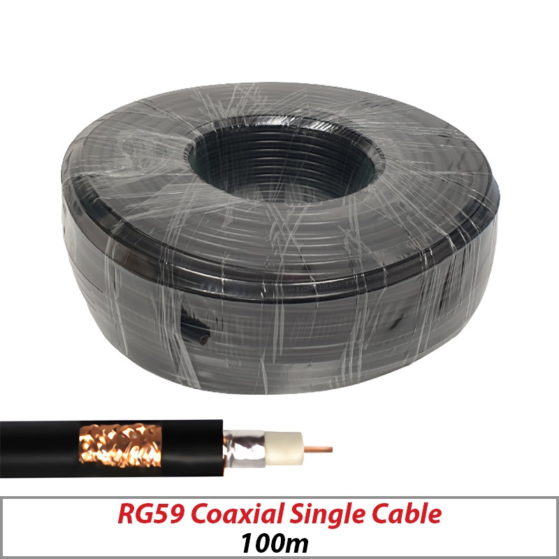 RG59 SINGLE COAXIAL CABLE 100M ROLL