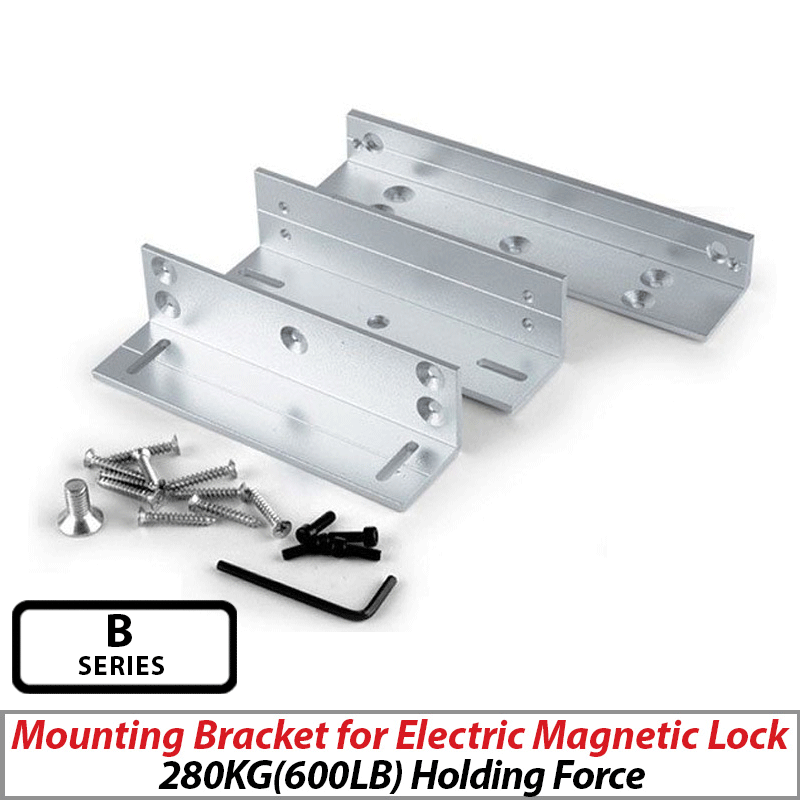 ELECTRIC MAGNETIC DOOR LOCK MOUNTING BRACKET 280KG(600LB) HOLDING FORCE ( B SERIES ) MAG-BRK-280K-SZL