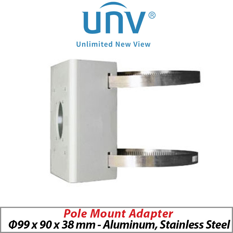 ‌UNIVIEW POLE MOUNT ADAPTER TR-UP06-B-IN