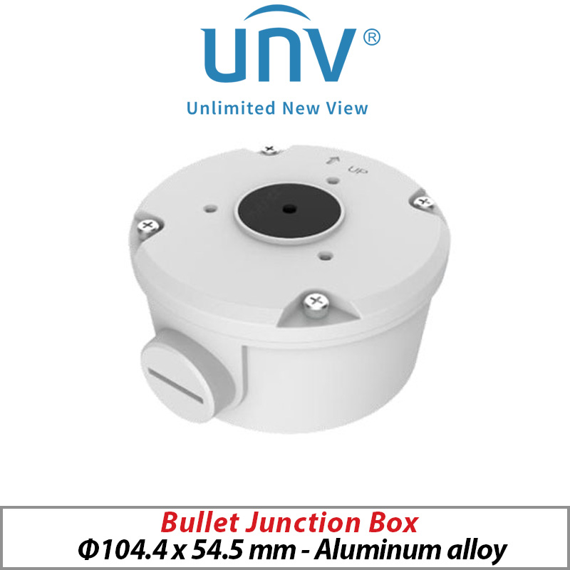 ‌‌UNIVIEW BULLET CAMERA JUNCTION BOX TR-JB05-B-IN