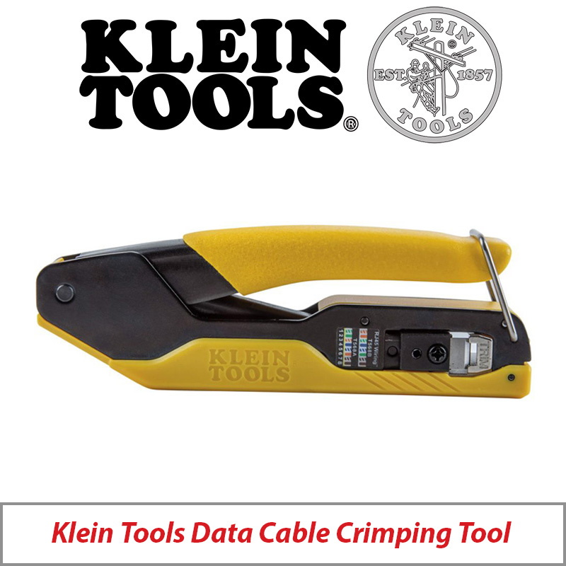 KLEIN TOOLS DATA CABLE CRIMPING TOOL FOR PASS-THRU, COMPACT VDV226-005