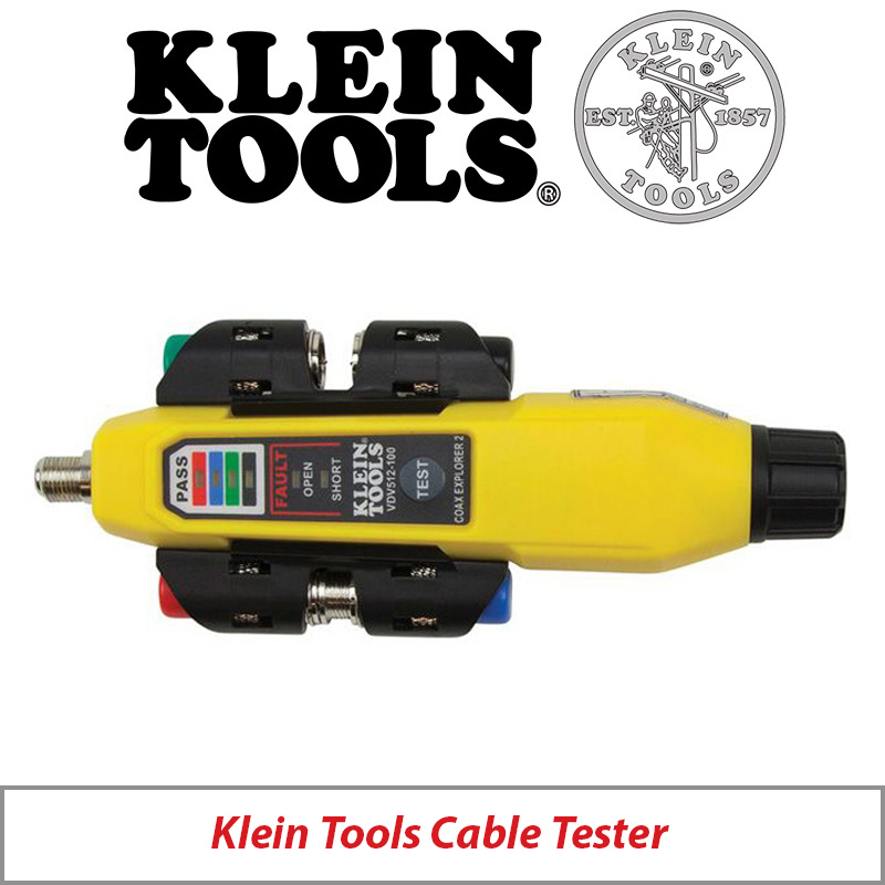KLEIN TOOLS CABLE TESTER, COAX EXPLORER 2 TESTER WITH REMOTE KIT VDV512-101