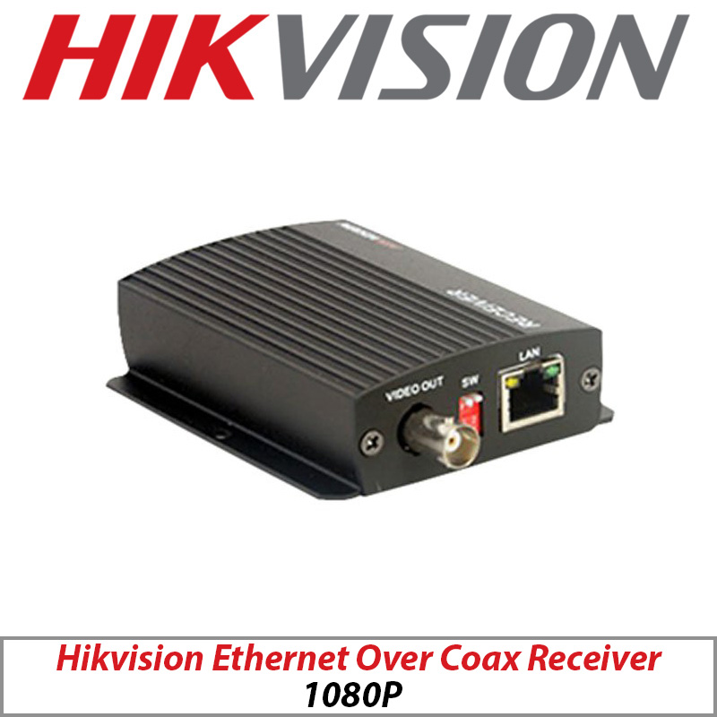 HIKVISION 1080P ETHERNET OVER COAX RECEIVER DS-1H05-R GRADED ITEM