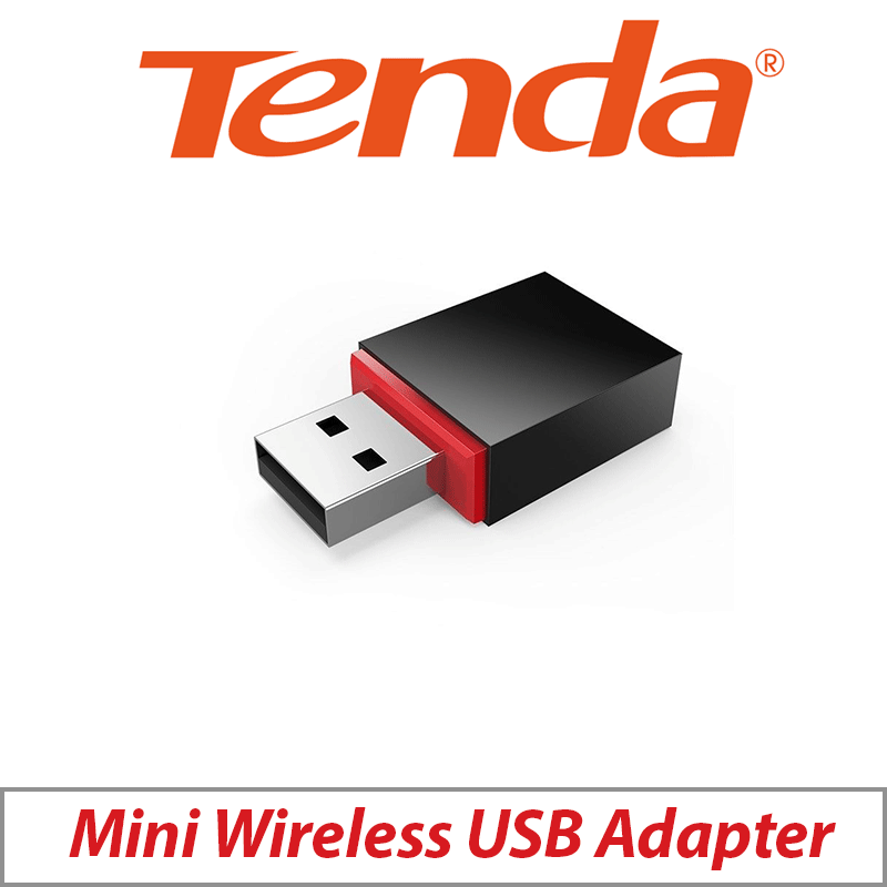 TENDA'S 300MBPS MINI WIRELESS 11N USB ADAPTER - U3  COMPATIBLE WITH HIKVISION DVR/NVR