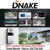 2MP DNAKE INTERCOM 1-BUTTON SIP VIDEO DOOR PHONE FLUSH MOUNT S212/F