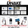 2MP DNAKE 4.3 INCH SIP VIDEO DOOR PHONE FLUSH MOUNT S215/F