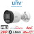 2MP UNIVIEW COLORHUNTER - 24/7 COLOR-  HD FIXED MINI BULLET ANALOG CAMERA WHITE 2.8MM UAC-B122-AF28M-W