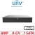8MP 8-CH UNIVIEW POE 1-SATA HD NVR ULTRA 265/H.265/ UNV-NVR501-08B-P8