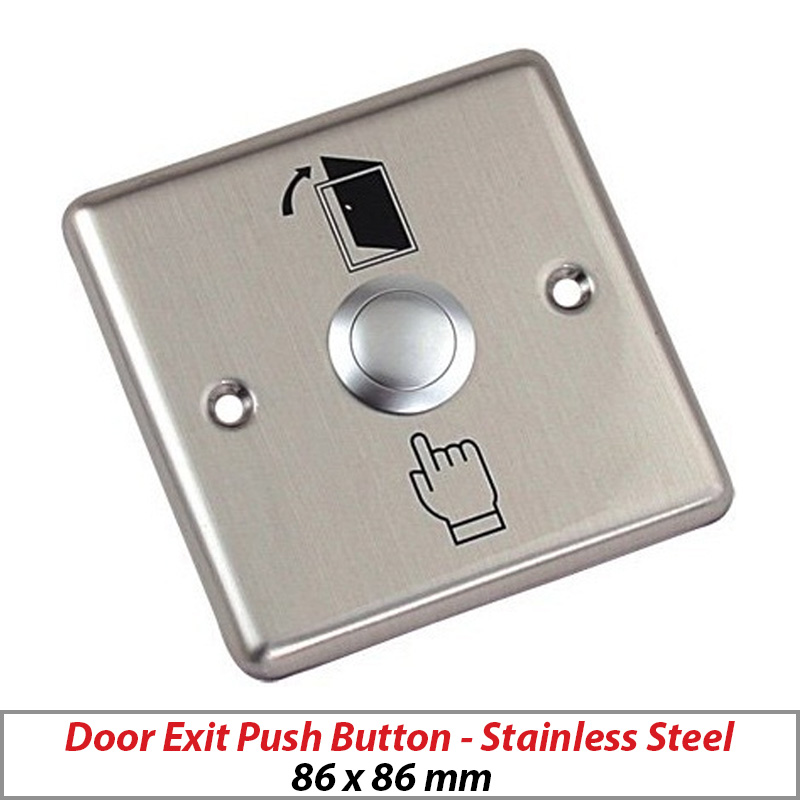 DOOR EXIT - STATINESS STEEL DOOR EXIT PUSH BUTTON ACM-K6B