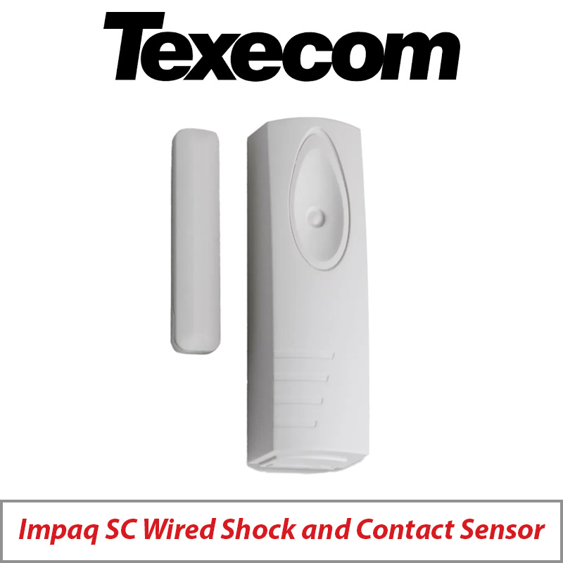 TEXECOM AEK-0001 IMPAQ SC EOL VIBRATION DETECTOR WITH CONTACT IN WHITE GRADE 2