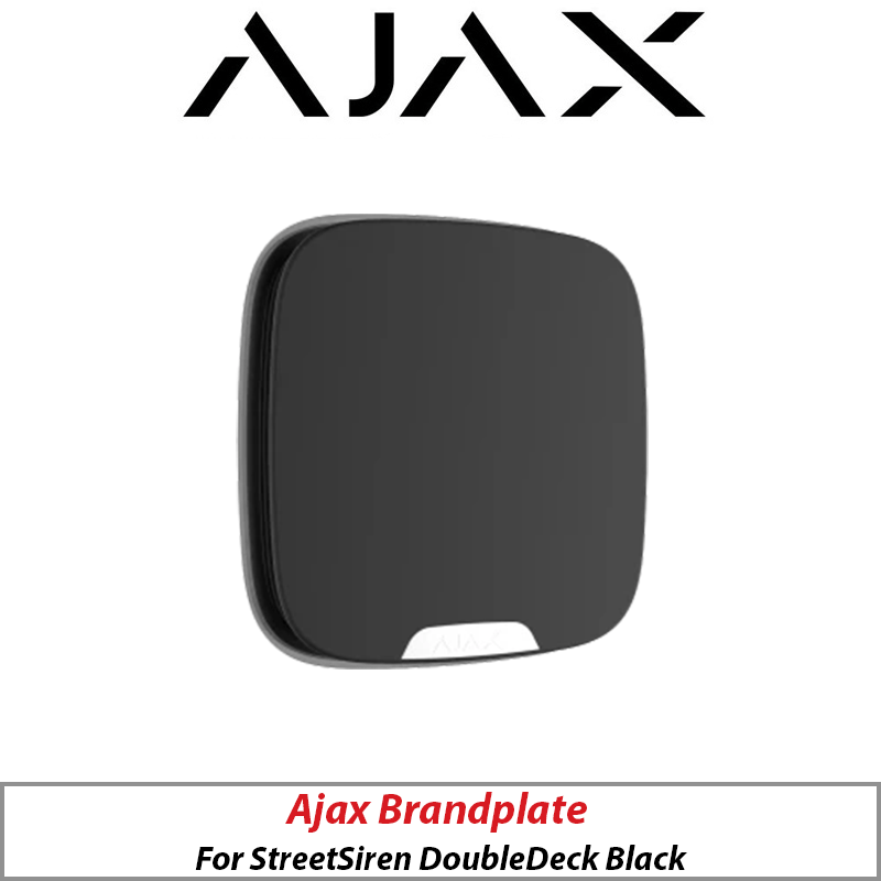 AJAX BRANDPLATE FOR STREETSIREN DOUBLEDECK BLACK AJAX-20380-B1