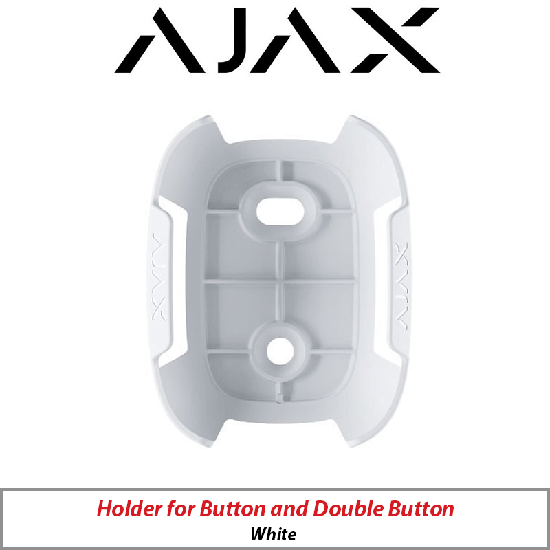 AJAX HOLDER FOR BUTTON AND DOUBLE BUTTON WHITE AJAX-21658-WHITE