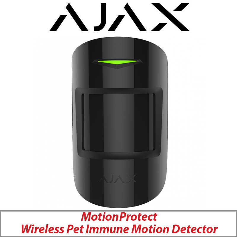 AJAX MOTION PROTECT PET TOLERANT WIRELESS PIR AJAX-22939 BLACK