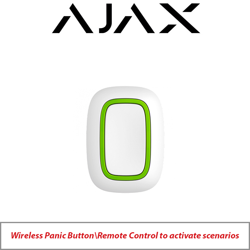 AJAX WIRELESS PANIC BUTTON\REMOTE CONTROL TO ACTIVATE SCENARIOS WHITE AJAX-22963-WHITE