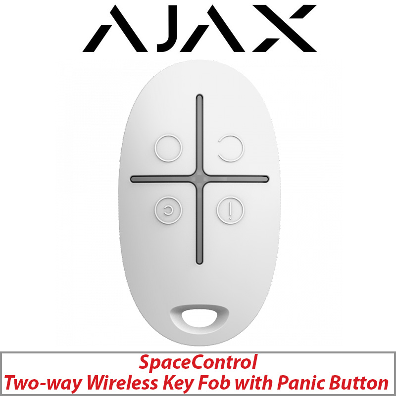 AJAX SPACE CONTROL WIRELESS KEYFOB AJAX-22968 WHITE
