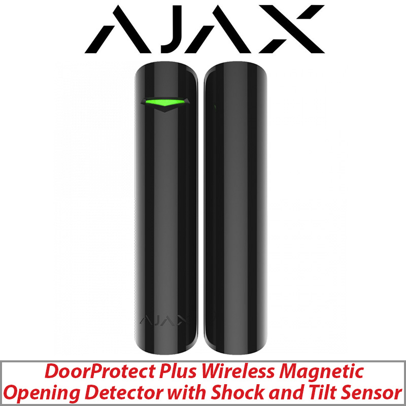 AJAX DOOR PROTECT PLUS WIRELESS COMBINED SHOCK TILT AND DOOR CONTACT AJAX-22977 BLACK
