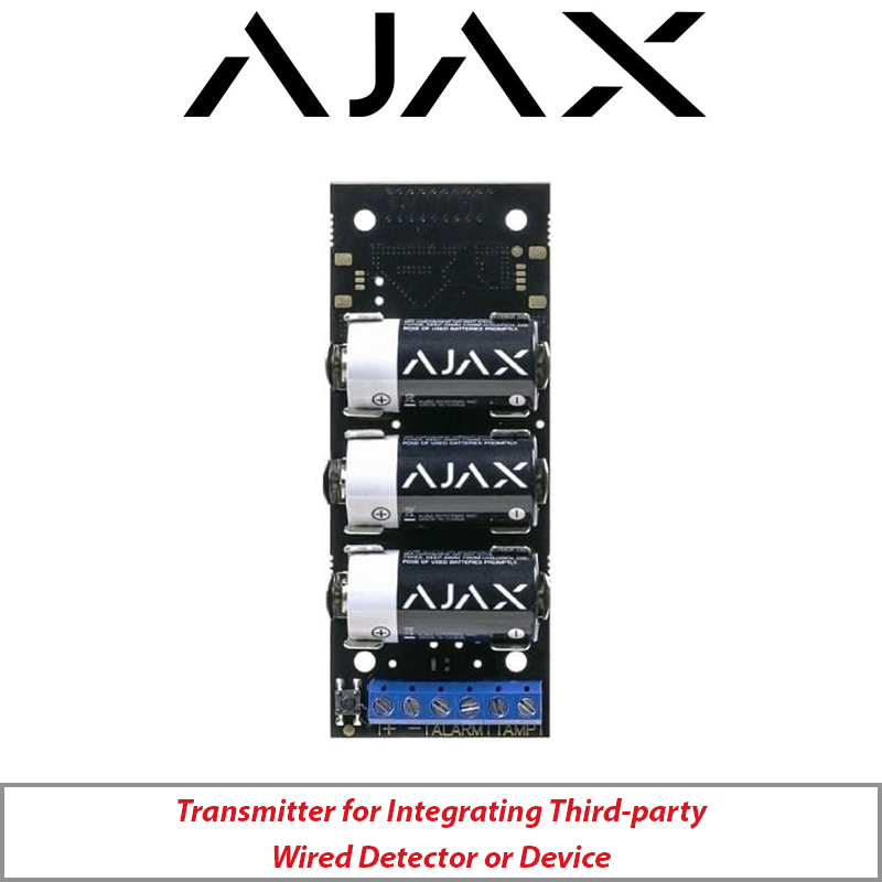 AJAX TRANSMITTER FOR INTEGRATING THIRD-PARTY WIRED DETECTOR OR DEVICE AJAX-56211-WHITE