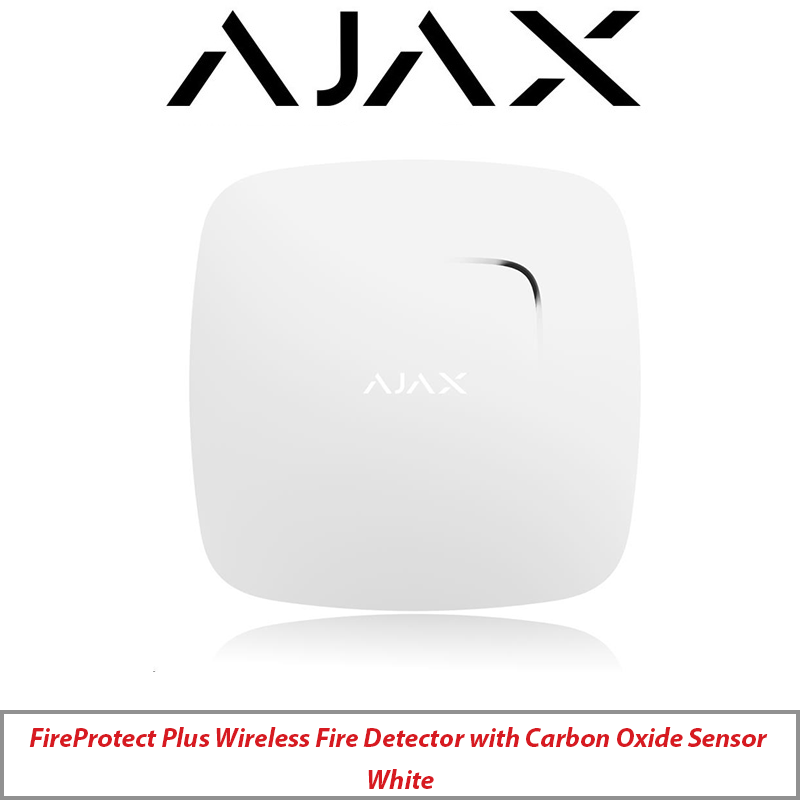 AJAX FIREPROTECT PLUS WIRELESS FIRE DETECTOR WITH CARBON OXIDE SENSOR WHITE AJAX-8219-WHITE