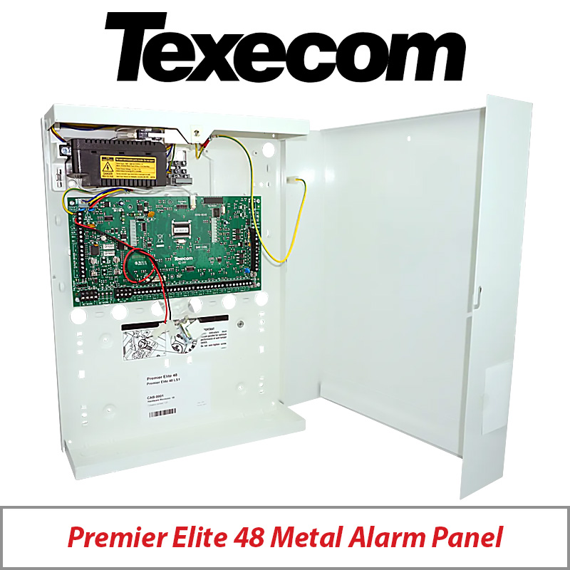 TEXECOM PREMIER ELITE CAB-0001 48 METAL ALARM PANEL - GRADE 3