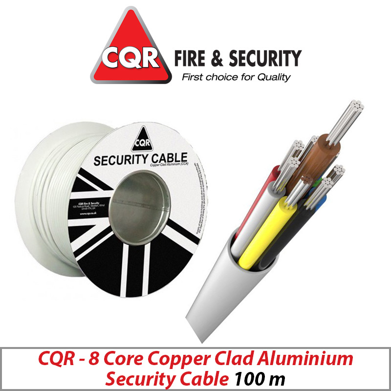 COPPER CLAD ALUMINUM (CCA) 8 CORE SECURITY CABLE 100M