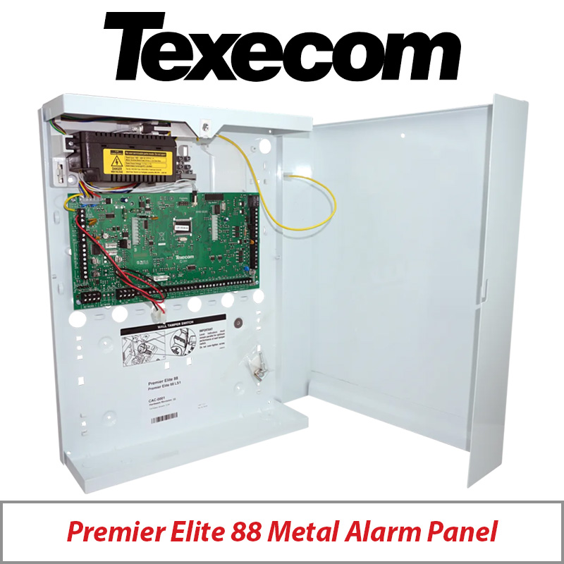 TEXECOM PREMIER ELITE CAC-0001 88 METAL ALARM PANEL - GRADE 3