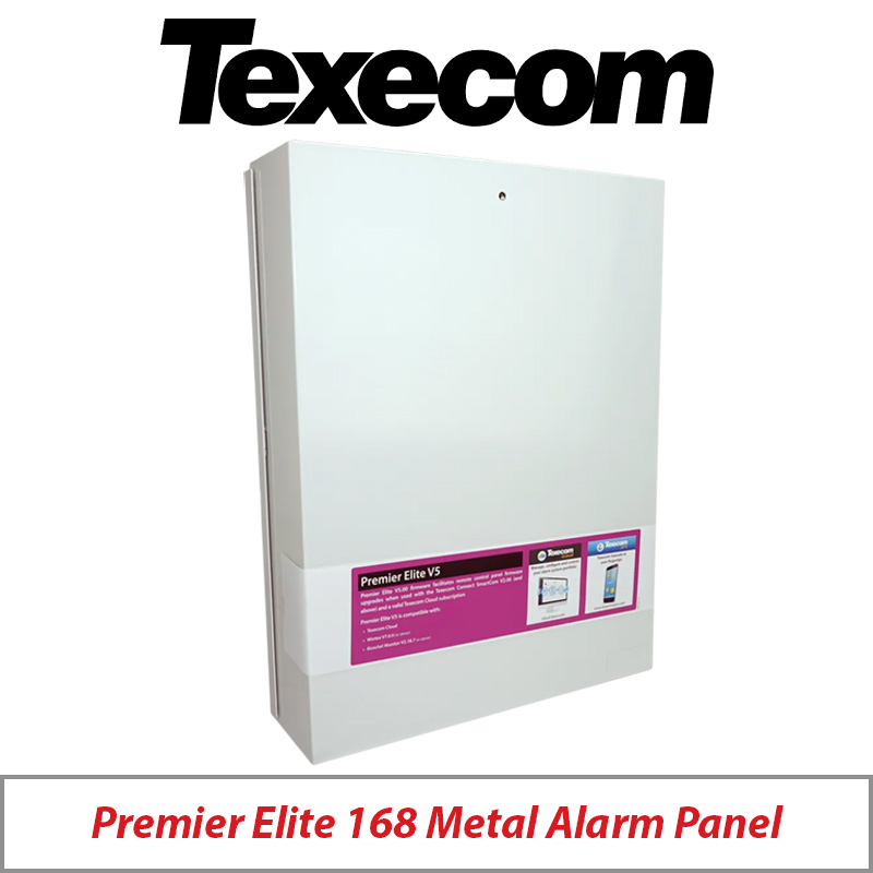 TEXECOM PREMIER ELITE CAD-0001 168 METAL ALARM PANEL - GRADE 3