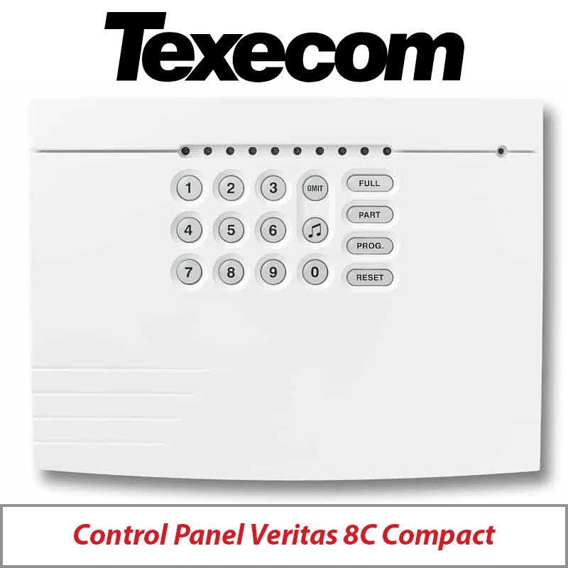 TEXECOM VERITAS 8C CONTROL PANEL COMPACT CFB-0001