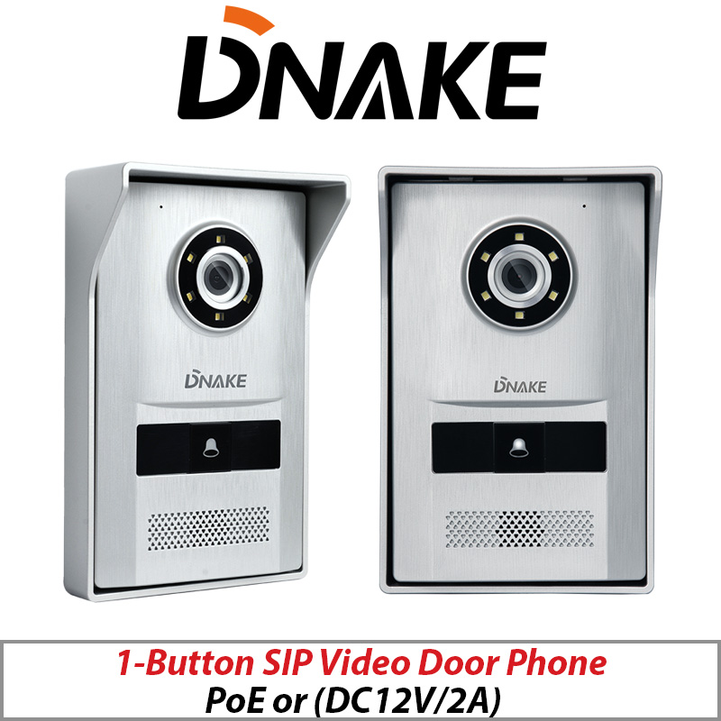2MP DNAKE INTERCOM 1-BUTTON SIP VIDEO DOOR PHONE 280SD-R2