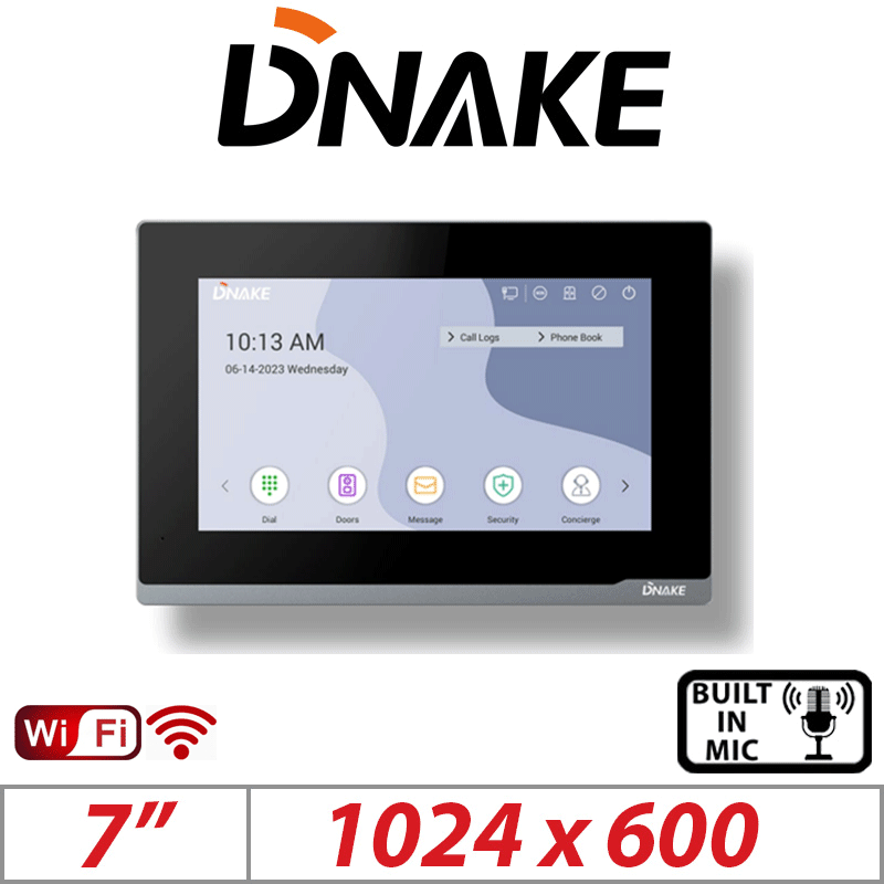 DNAKE 7 INCH TFT LCD INDOOR MONITOR - E217W