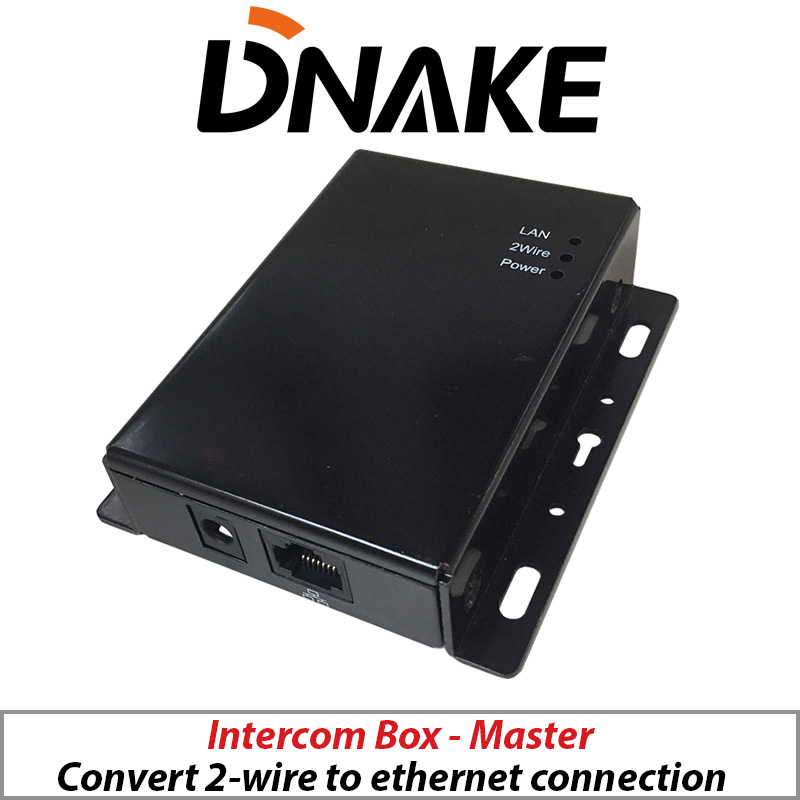 DNAKE INTERCOM BOX CONVERT 2-WIRE TO ETHERNET CONNECTION- 290 MASTER