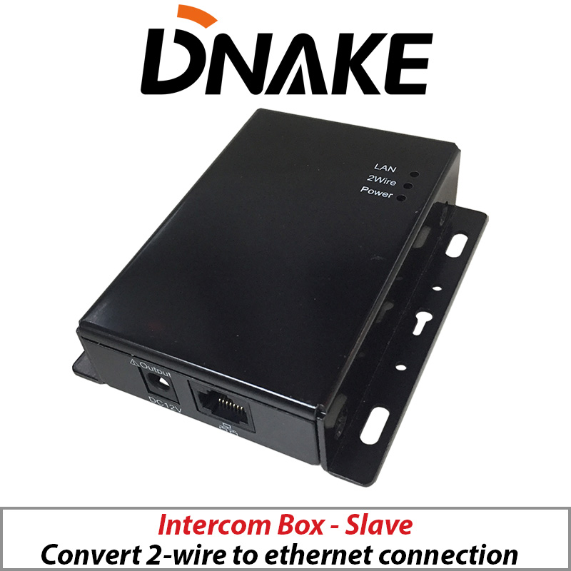 DNAKE INTERCOM BOX CONVERT 2-WIRE TO ETHERNET CONNECTION- 290 SLAVE