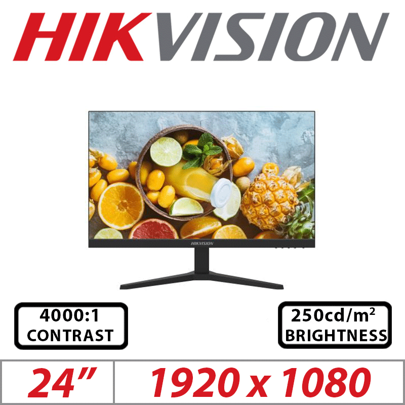 24 INCH HIKVISION FULL HD MONITOR DS-D5024FN10