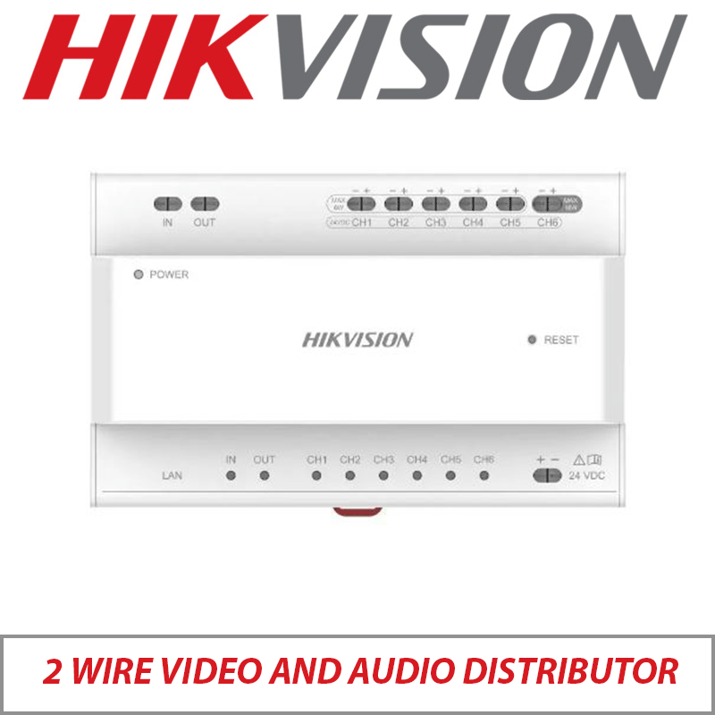 HIKVISION 2 WIRE VIDEO AND AUDIO DISTRIBUTOR DS-KAD7060EY