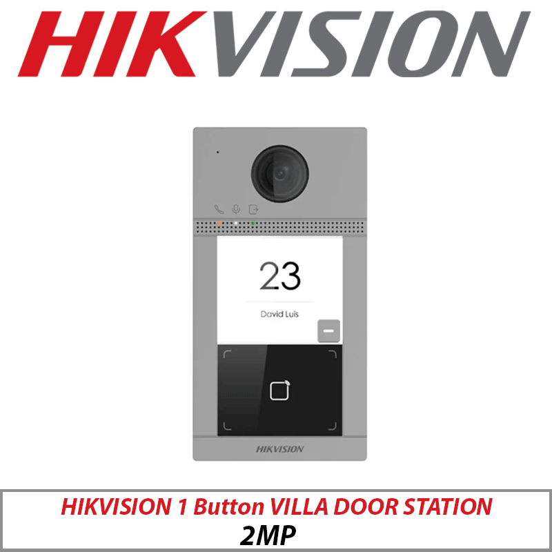 2MP HIKVISION 1 BUTTON VILLA DOOR STATION DS-KV8113-WME1