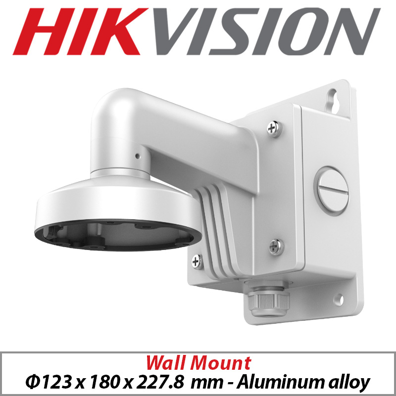 HIKVISION WALL MOUNT BRACKET WITH JUNCTION BOX DS-1272ZJ-110B WHITE