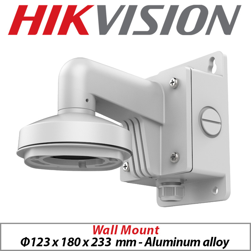 HIKVISION WALL MOUNT BRACKET WITH JUNCTION BOX DS-1272ZJ-120B WHITE