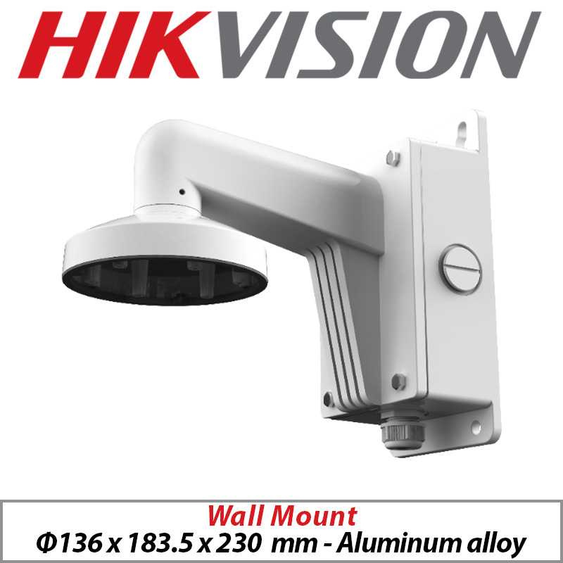 HIKVISION WALL MOUNT BRACKET WITH JUNCTION BOX DS-1273ZJ-135B