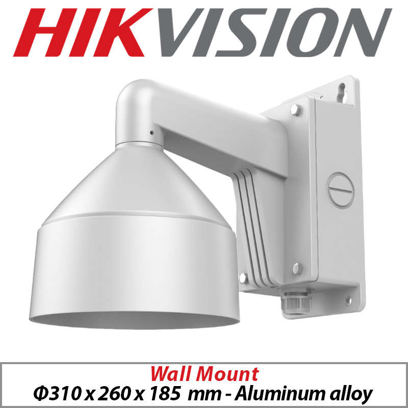 HIKVISION WALL MOUNT BRACKET WITH JUNCTION BOX DS-1273ZJ-DM26-B WHITE