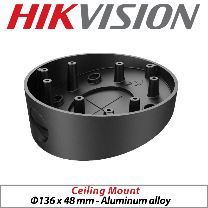 HIKVISION INCLINED CEILING MOUNT FOR DOME CAMERA DS-1281ZJ-DM23 BLACK