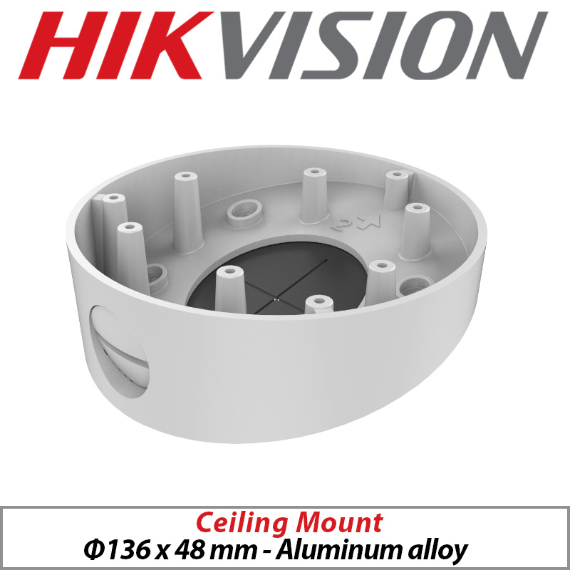 HIKVISION INCLINED CEILING MOUNT FOR DOME CAMERA DS-1281ZJ-DM23 WHITE